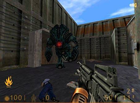 screenshot of the game half-life